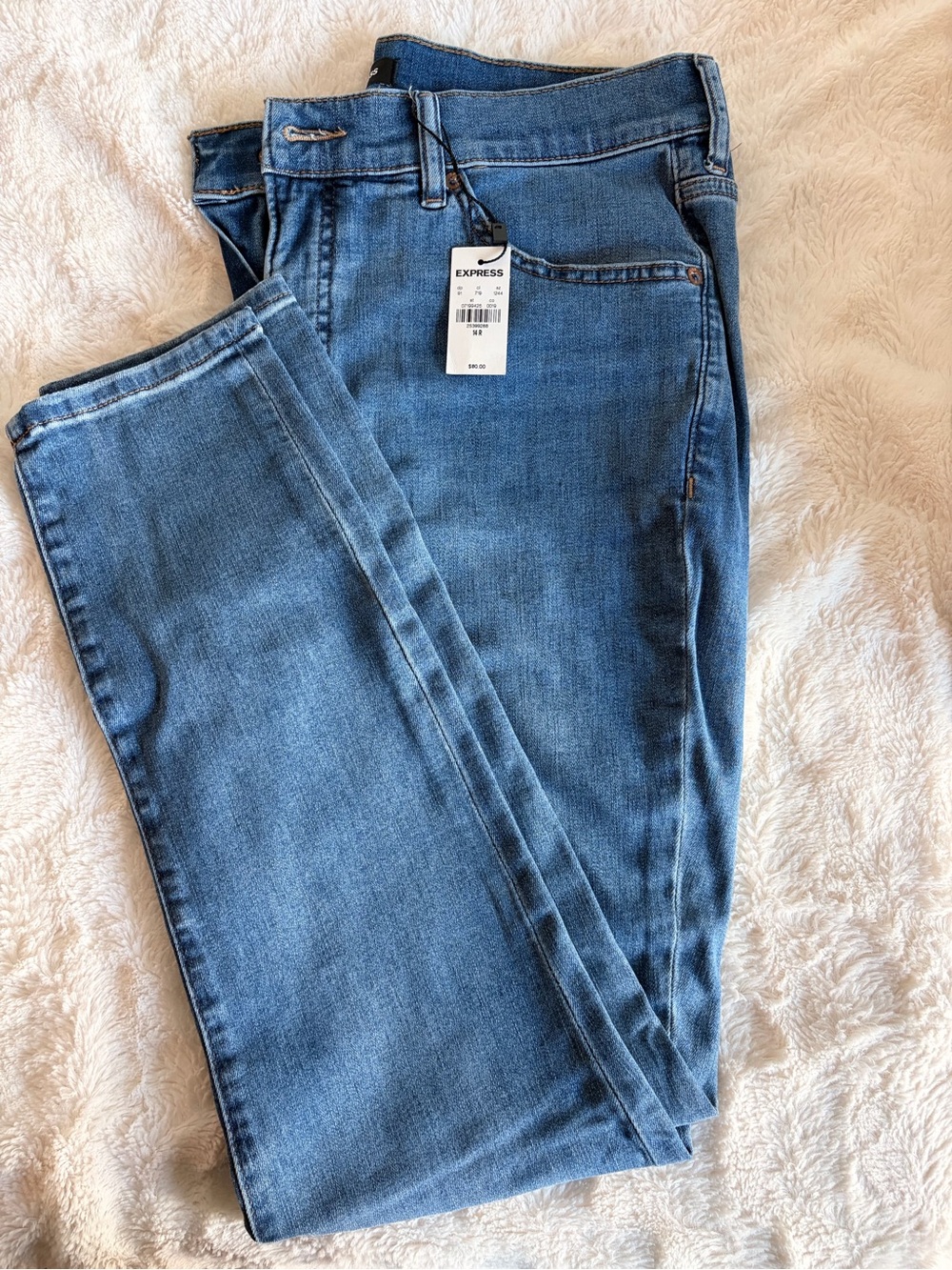 Express Women's Light Blue Skinny Jeans